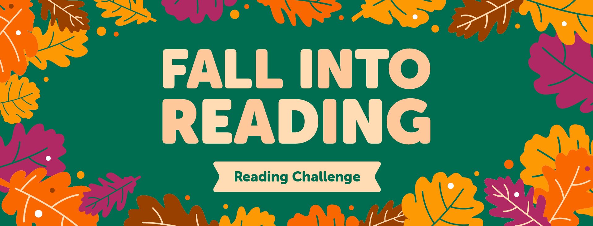 Fall Into Reading challenge banner