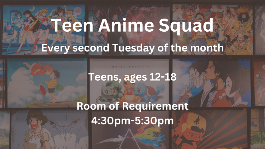 Anime Club — Martin Public Library